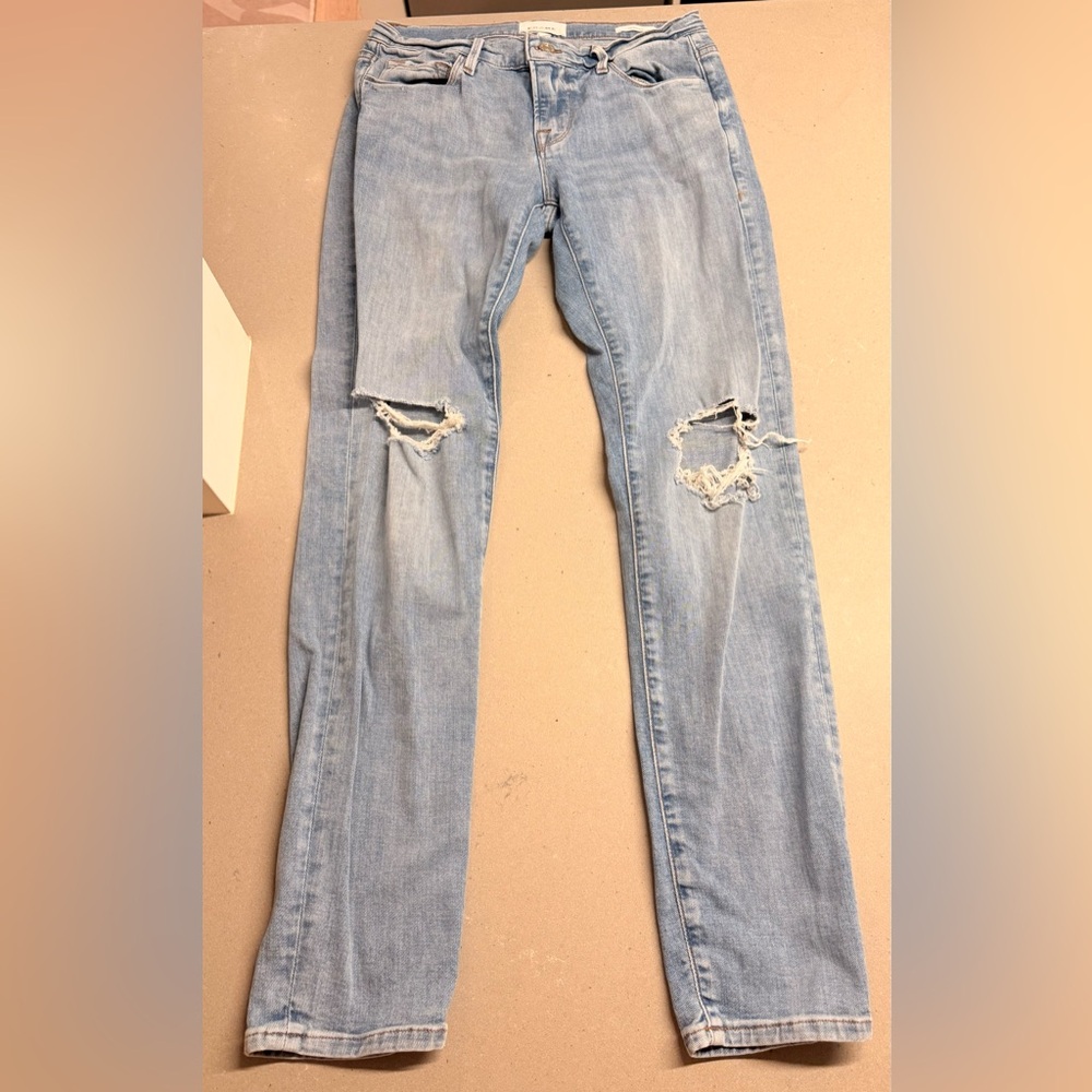 Frame Denim Le Garçon distressed jeans size 25